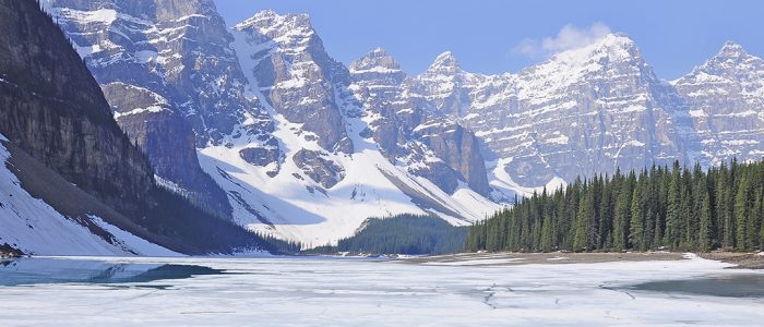 Image of icy mountains